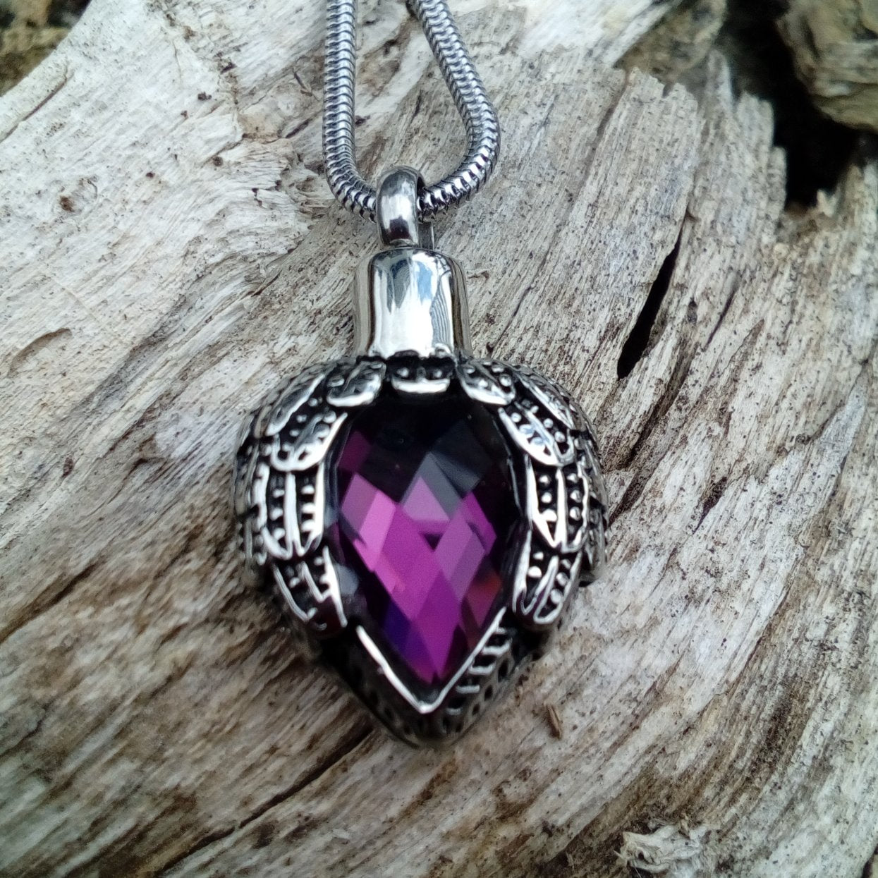 Angels Wings Heart - Purple - Image 3