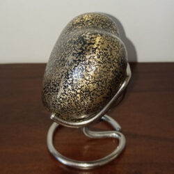 Antique Bronze Heart Urn - Image 4