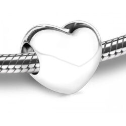 Silver Heart Charm - Image 4
