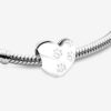 Heart Paw Print Charm
