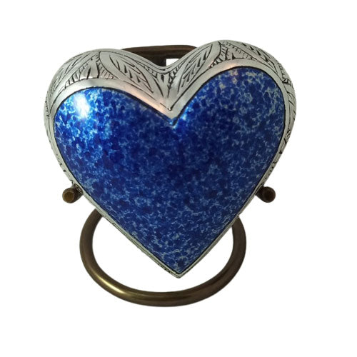 Nickle Edge Blue Heart