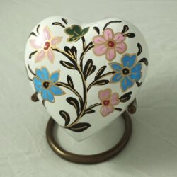 Alternative view of Floral Heart Urn