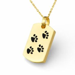 Alternative view of Gold Pet Dog Tag