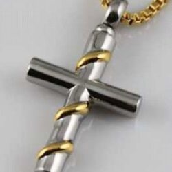 Alternative view of Gold Entwined Cross