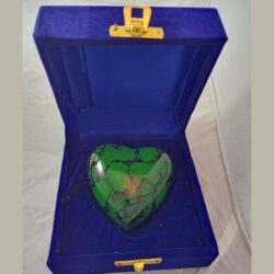Marble Green Heart Urn - Image 3