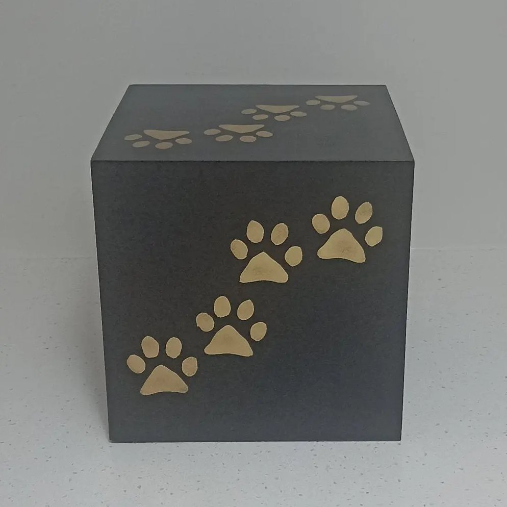 Wooden Cube Pet Urn - Image 5