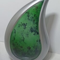 Green Tear Drop Urn - Image 3