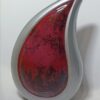 Red Tear Drop Urn