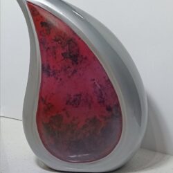 Red Tear Drop Urn - Image 3