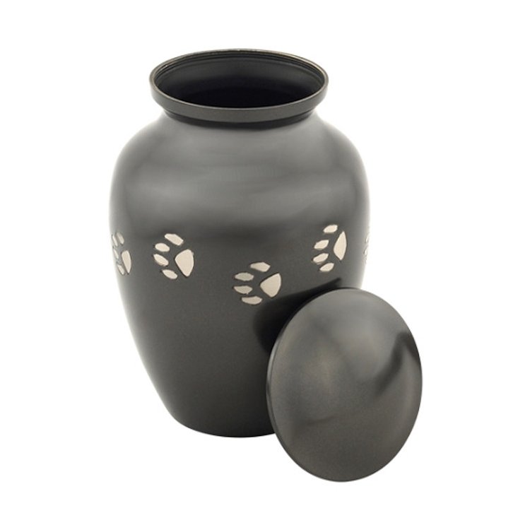 Silver Paw Pet Urn - Image 2