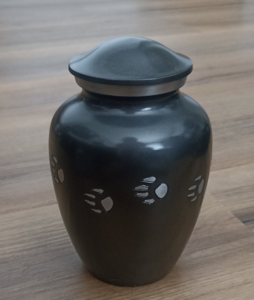 Silver Paw Pet Urn - Image 3