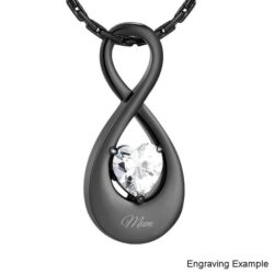 Black Infinity with Heart Gem - Image 5
