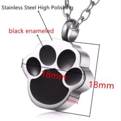 Paw Pendant - Black - Image 3